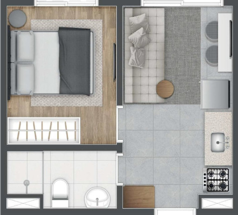 Foto do imóvel Apartamento com 2 Quartos à Venda, 34 m² em Cursino - São Paulo