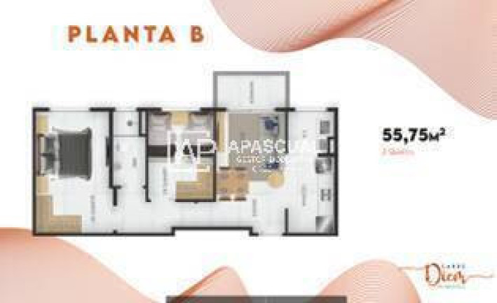 Foto do imóvel Apartamento com 2 Quartos à Venda, 54 m² em Monte Castelo - São José Dos Campos
