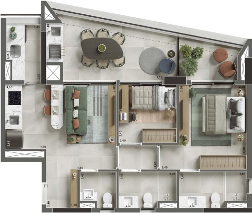 Imagem Apartamento com 3 Quartos à Venda, 114 m² em Ibirapuera - São Paulo