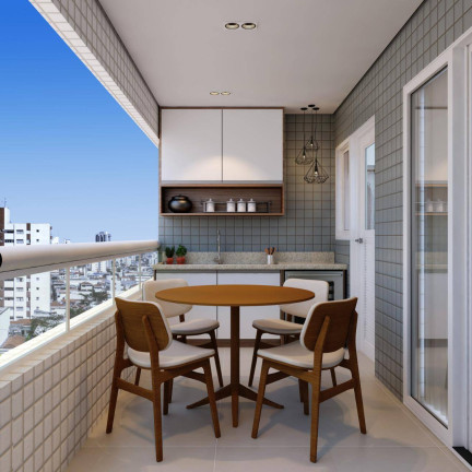 Foto do imóvel Apartamento com 1 Quarto à Venda, 64 m² em Guilhermina - Praia Grande