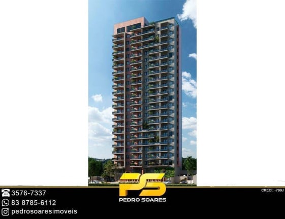 Foto do imóvel Apartamento com 2 Quartos à Venda, 62 m² em Aeroclube - João Pessoa