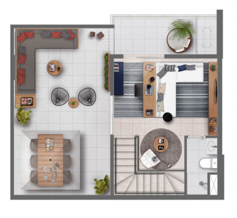 Imagem Apartamento com 2 Quartos à Venda, 57 m² em Centro - Campinas