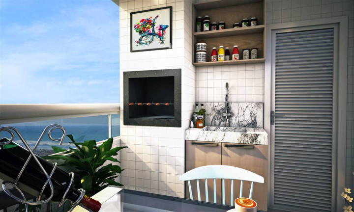 Imagem Apartamento com 2 Quartos à Venda, 74 m² em Maracanã - Praia Grande