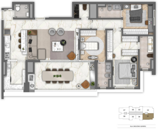 Foto do imóvel Apartamento com 3 Quartos à Venda, 131 m² em Vila Mariana - São Paulo