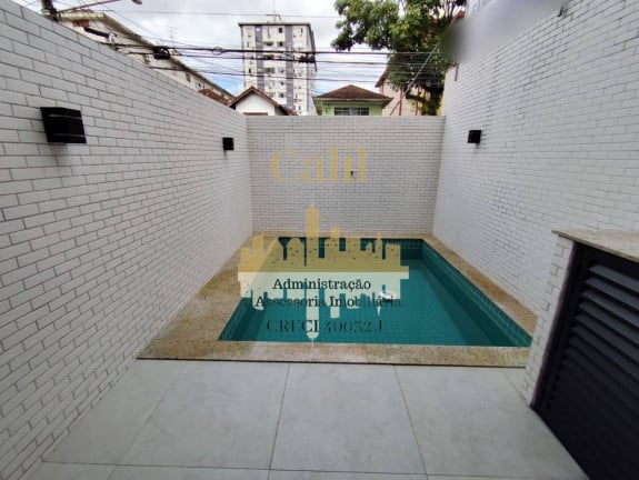 Foto do imóvel Casa com 2 Quartos à Venda, 100 m² em Campo Grande - Santos