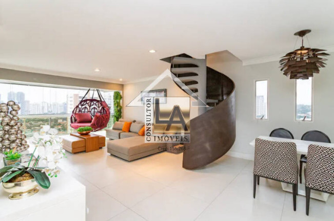 Foto do imóvel Cobertura com 3 Quartos à Venda, 285 m² em Chácara Santo Antônio (zona Sul) - São Paulo