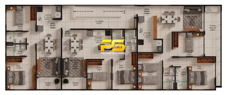 Foto do imóvel Apartamento com 2 Quartos à Venda, 51 m² em Bessa - João Pessoa