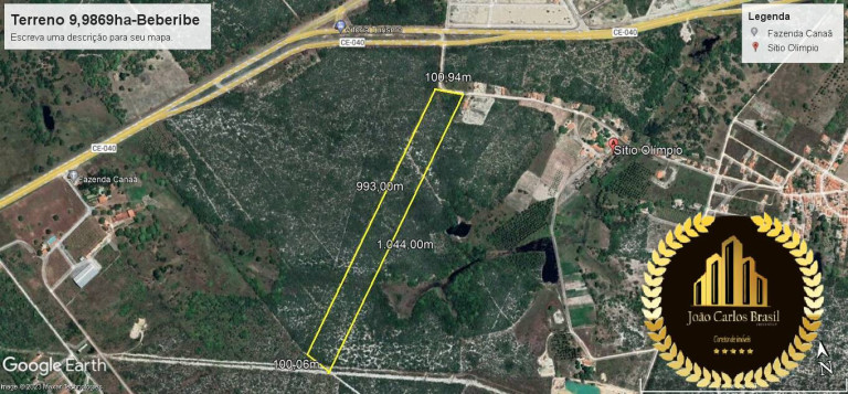 Foto do imóvel Terreno à Venda, 99 m² em Lagoinha - Beberibe