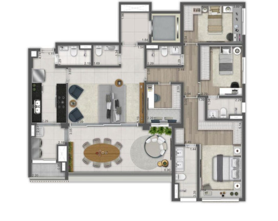 Foto do imóvel Imóvel com 4 Quartos à Venda, 151 m² em Brooklin Paulista - São Paulo
