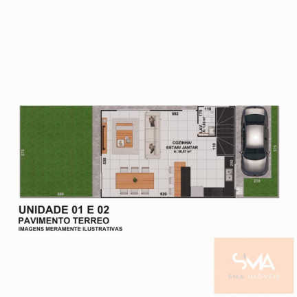 Imagem Casa com 3 Quartos à Venda, 116 m² em Bairro Alto - Curitiba