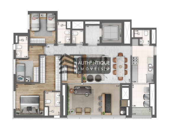 Foto do imóvel Apartamento com 4 Quartos à Venda, 190 m² em Perdizes - São Paulo