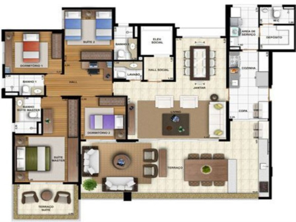Imagem Apartamento com 4 Quartos à Venda, 184 m² em Chácara Klabin - São Paulo