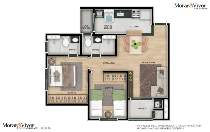 Imagem Apartamento com 2 Quartos à Venda, 48 m² em Seminário - Curitiba