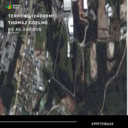 Imagem Terreno à Venda, 126.000 m² em Thomaz Coelho - Araucária