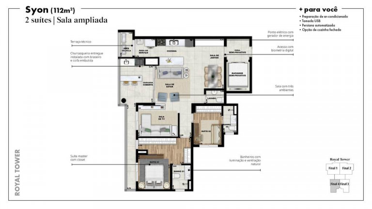 Imagem Apartamento com 3 Quartos à Venda, 116 m² em Vila São Francisco - Osasco