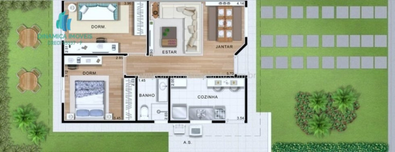 Imagem Casa com 2 Quartos à Venda, 54 m² em Vila Real - Hortolândia