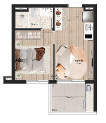 Imagem Apartamento com 1 Quarto à Venda, 24 m² em Saúde - São Paulo