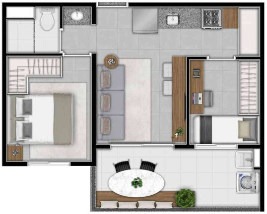 Imagem Apartamento com 2 Quartos à Venda, 40 m² em Santana - São Paulo