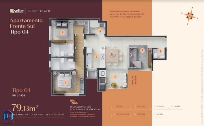 Imagem Apartamento com 3 Quartos à Venda, 126 m² em Itacolomi - Balneário Piçarras