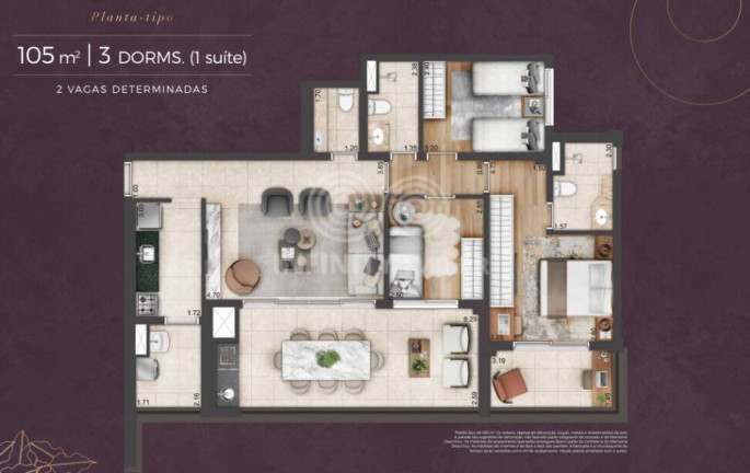 Imagem Apartamento com 3 Quartos à Venda, 105 m² em Brás - São Paulo