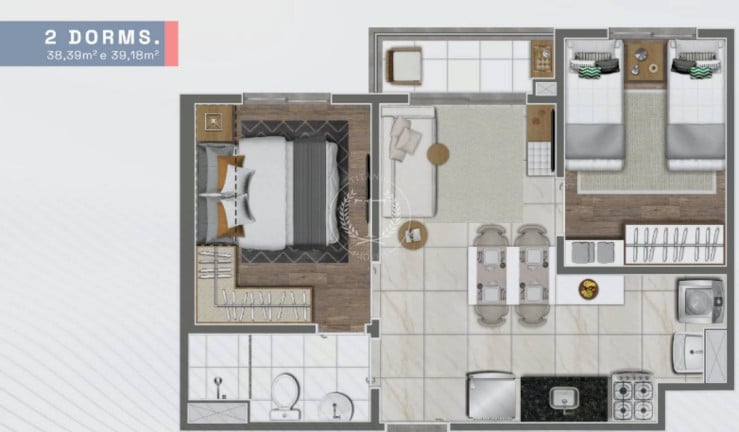 Imagem Apartamento com 2 Quartos à Venda, 38 m² em Pirituba - São Paulo