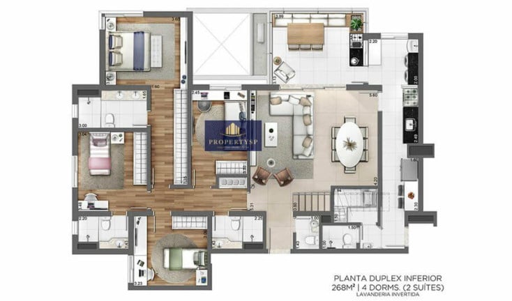 Foto do imóvel Apartamento com 4 Quartos à Venda, 268 m² em Vila Pompéia - São Paulo