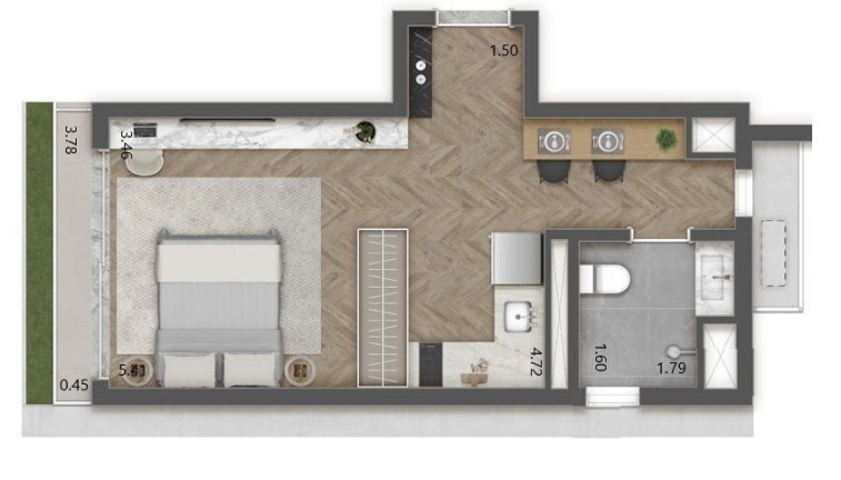 Foto do imóvel Studio com 1 Quarto à Venda, 26 m² em Cerqueira César - São Paulo
