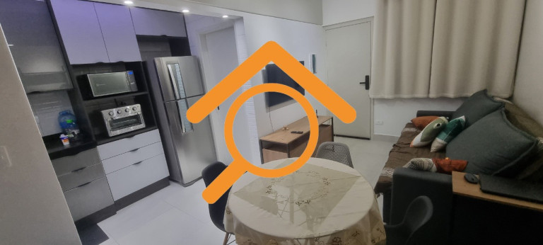 Foto do imóvel Kitnet com 1 Quarto à Venda, 35 m² em Canto Do Forte - Praia Grande