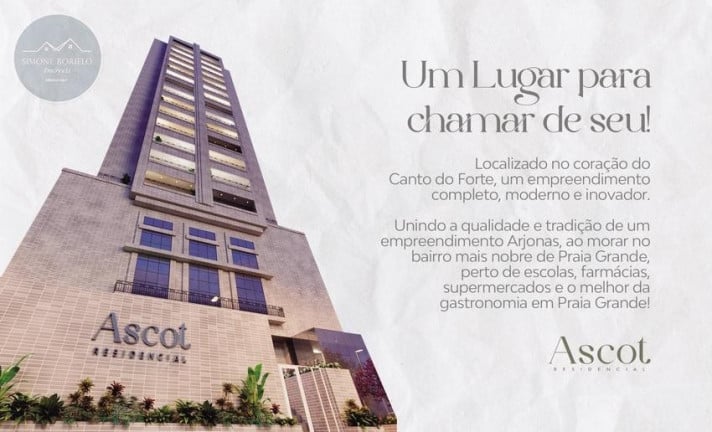 Foto do imóvel Apartamento com 2 Quartos à Venda, 87 m² em Canto Do Forte - Praia Grande