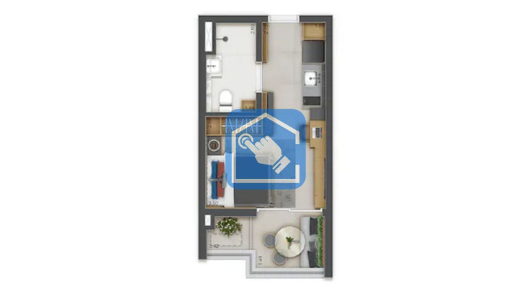 Imagem Apartamento com 1 Quarto à Venda, 26 m² em Vila Matilde - São Paulo
