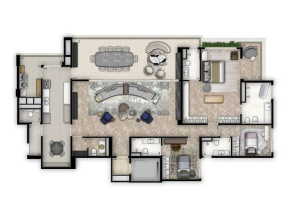Foto do imóvel Imóvel com 4 Quartos à Venda, 244 m² em Moema - São Paulo