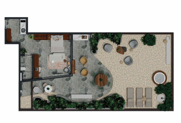 Foto do imóvel Apartamento com 1 Quarto à Venda, 90 m² em Jardim Paulista - São Paulo