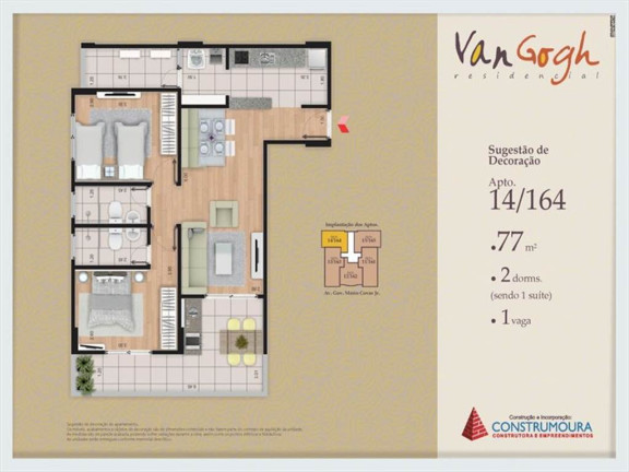 Imagem Apartamento com 2 Quartos à Venda, 78 m² em Centro - Itanhaem