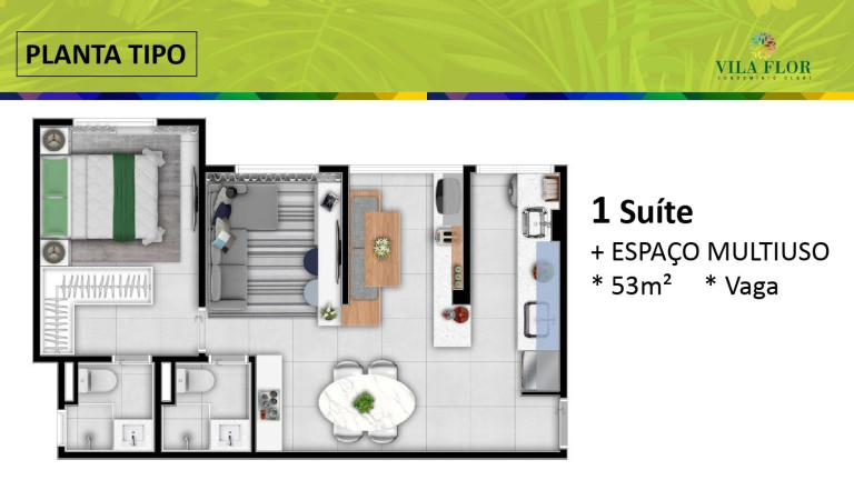 Imagem Apartamento com 3 Quartos à Venda, 72 m² em Santa Giovana - Jundiaí