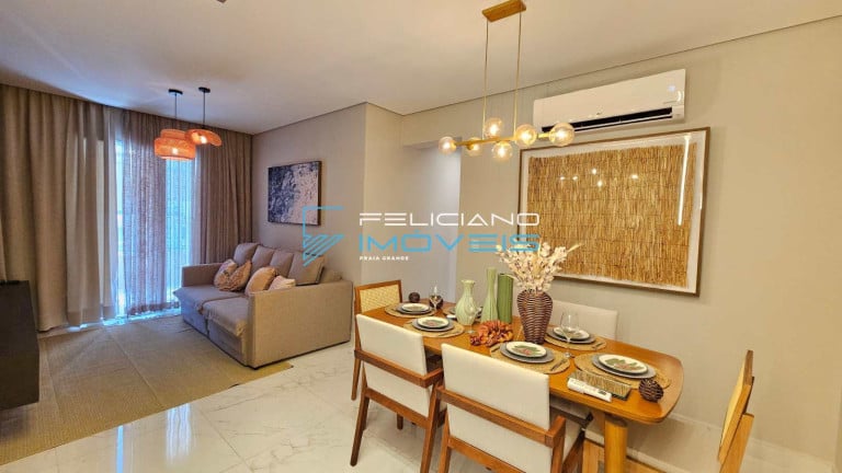 Foto do imóvel Apartamento com 3 Quartos à Venda, 133 m² em Canto Do Forte - Praia Grande