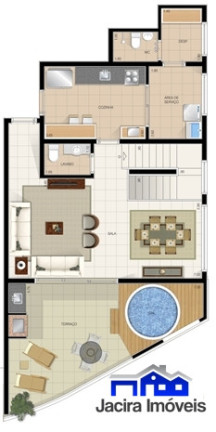 Foto do imóvel Apartamento com 3 Quartos à Venda, 165 m² em Pompéia - Santos