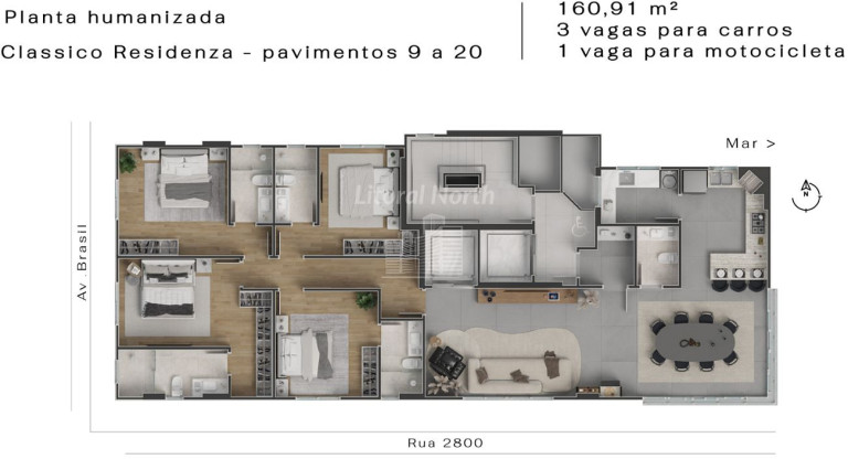 Imagem Apartamento com 4 Quartos à Venda, 160 m² em Centro - Balneário Camboriú