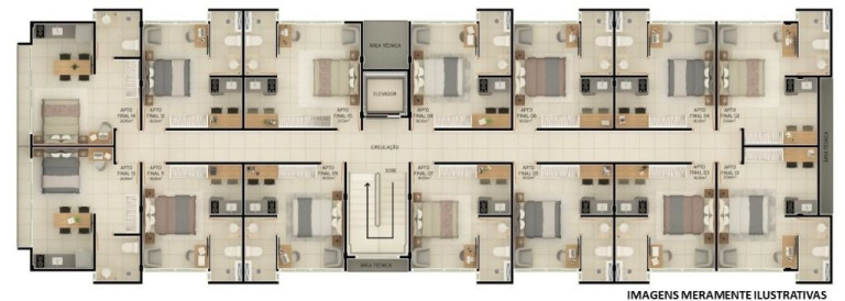 Imagem Apartamento com 1 Quarto à Venda, 27 m² em Intermares - Cabedelo