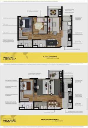 Foto do imóvel Apartamento com 2 Quartos à Venda, 70 m² em Jardim Esplanada - São José Dos Campos