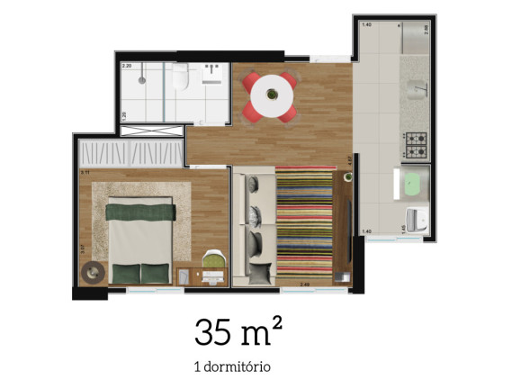 Imagem Apartamento com 2 Quartos à Venda, 103 m² em Tatuapé - São Paulo