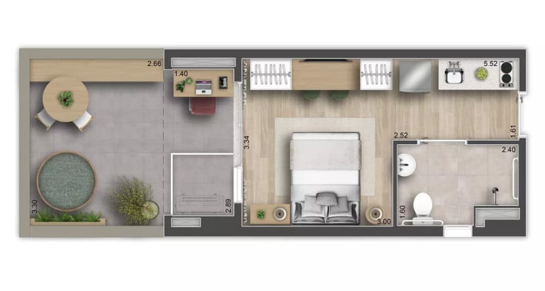 Foto do imóvel Imóvel com 1 Quarto à Venda, 35 m² em Butantã - São Paulo