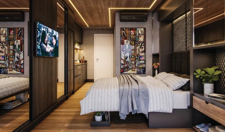 Imagem Apartamento com 1 Quarto à Venda, 29 m² em Brooklin Paulista - São Paulo