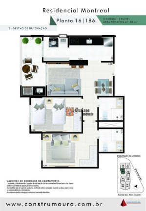 Imagem Apartamento com 2 Quartos à Venda, 67 m² em Jardim Praia Grande - Mongaguá