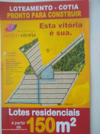 Imagem Terreno à Venda, 150 m² em Jardim Vitoria - Cotia