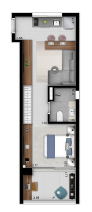 Imagem Apartamento com 3 Quartos à Venda, 87 m² em Brooklin Paulista - São Paulo
