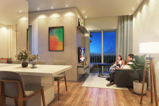 Imagem Apartamento com 2 Quartos à Venda, 56 m² em Jardim Das Colinas - Hortolândia