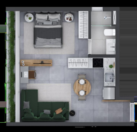 Imagem Apartamento com 1 Quarto à Venda, 42 m² em Itaim Bibi - São Paulo