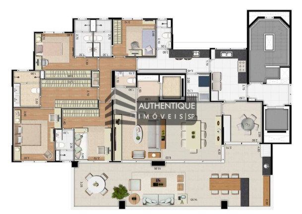 Imagem Apartamento com 4 Quartos à Venda, 225 m² em água Branca - São Paulo