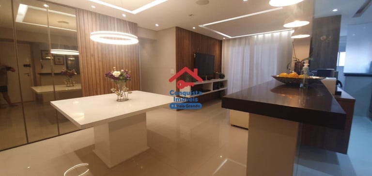 Foto do imóvel Apartamento com 3 Quartos à Venda, 119 m² em Canto Do Forte - Praia Grande