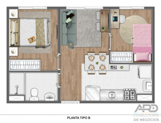 Imagem Apartamento com 2 Quartos à Venda, 35 m² em Guaianases - São Paulo